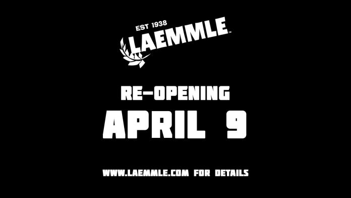 Laemmle NoHo Repens April 9