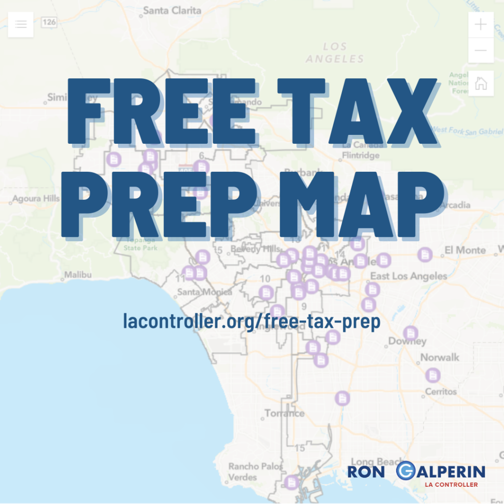 L.A. Controller Ron Galperin’s Free Tax Prep Map Helps People Claim Up to $10K in Credits