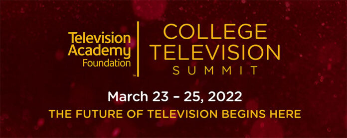 cts-2022-header-800x320 The Television Academy Foundation's virtual College Television Summit, free to college media arts students nationwide, to be held March 23-25.