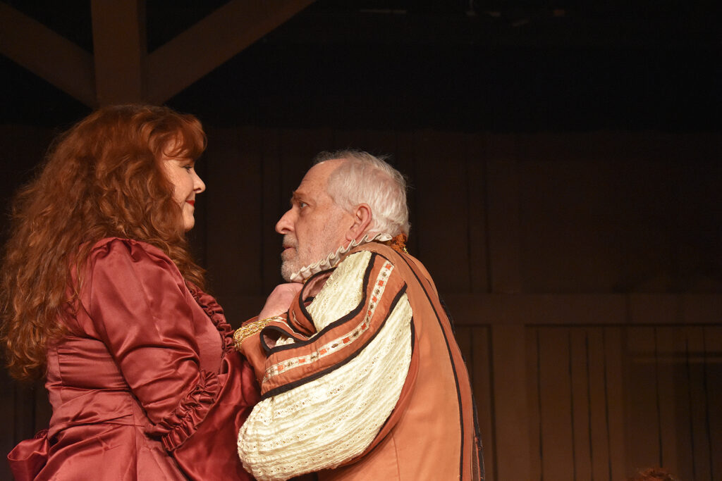 Anne Leyden, Bill Sehres in "Classic Couples Counseling" at Theatre West. Credit: Garry Kluger.