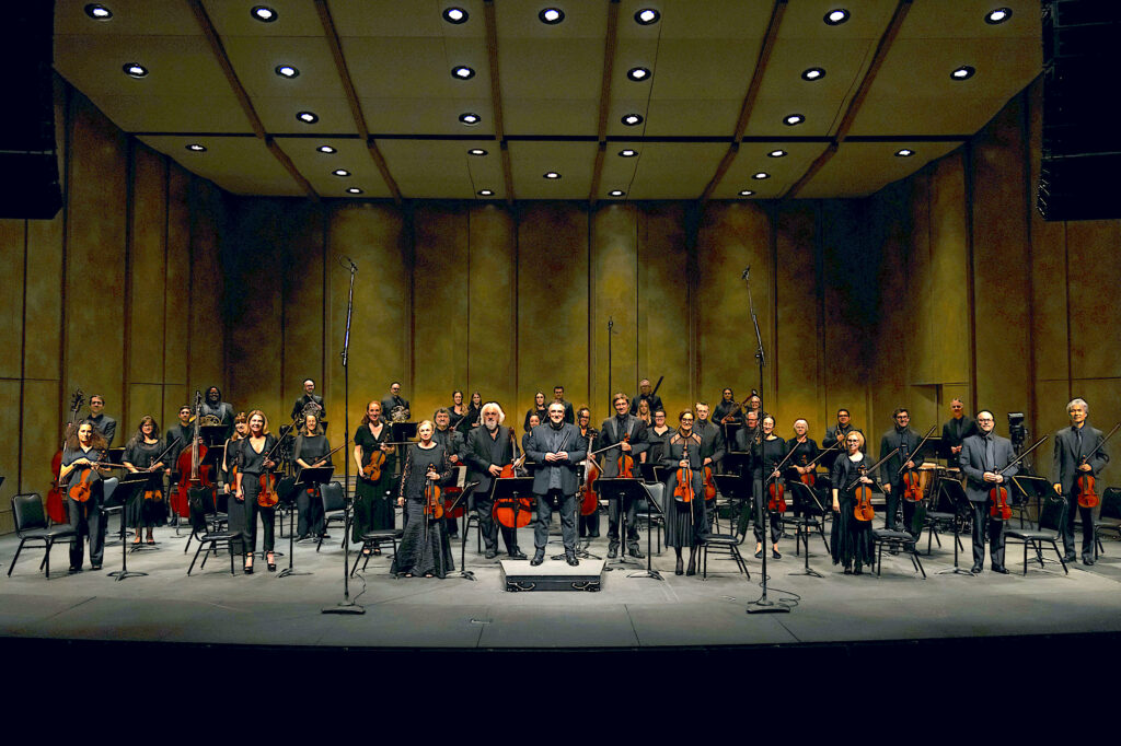 Los Angeles Chamber Orchestra at UCLA’s Royce Hall in Los Angeles, CA on November 13, 2021. Photo courtesy of Brian Feinzimer for Los Angeles Chamber Orchestra.