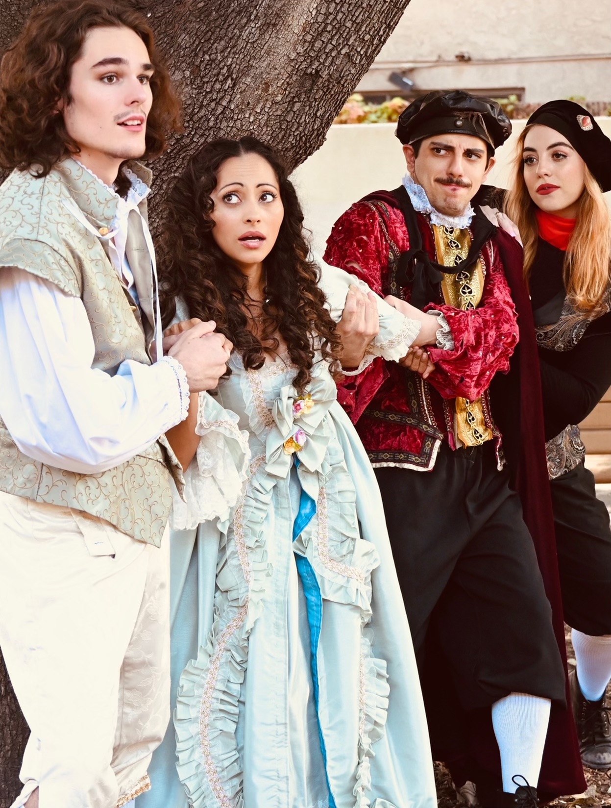 L R  Johnny Austen Maegan McConnell Carlo Figlio Katie McKewin photo by Garth Pillsbury
