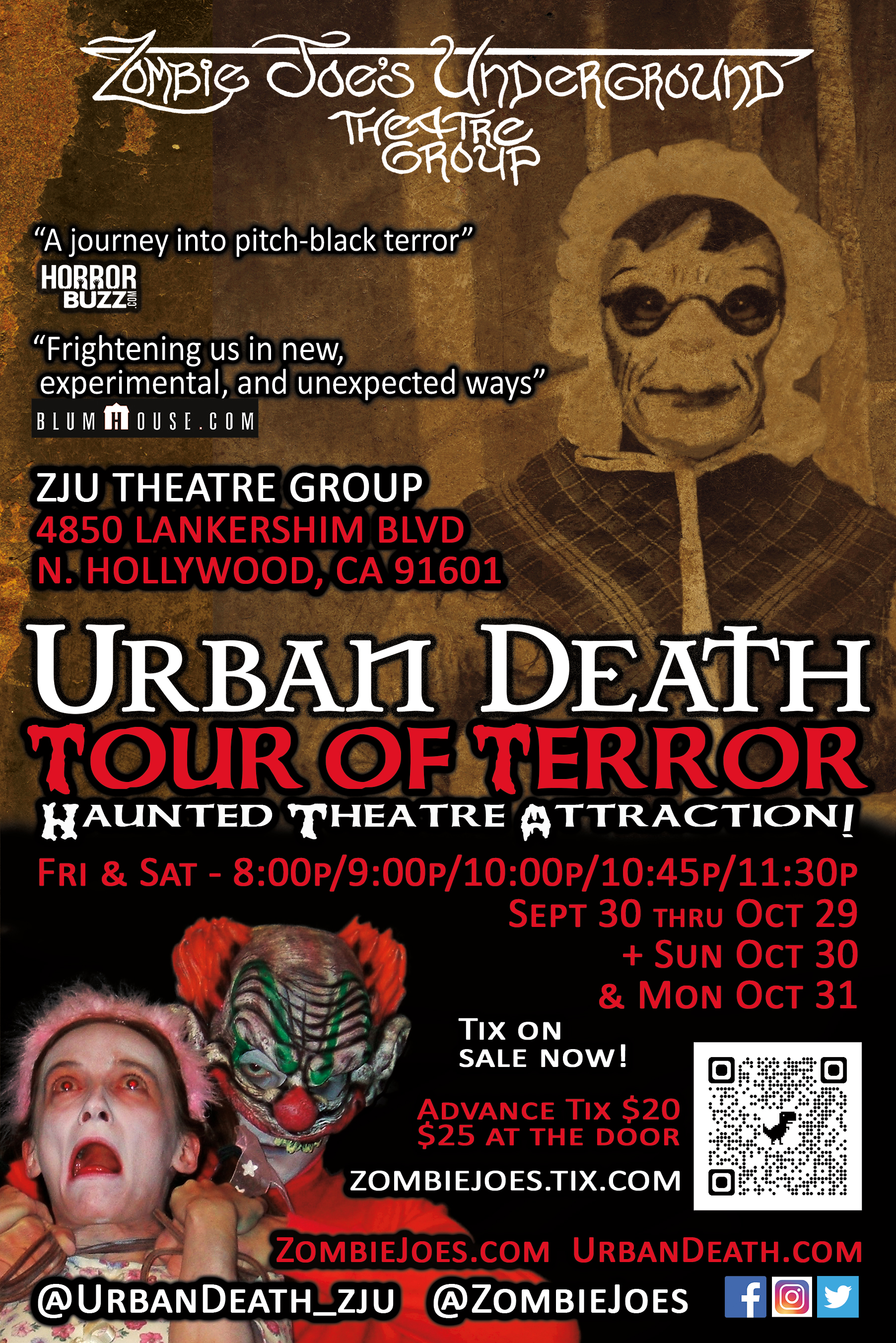 Urban Death 2022 Flyer