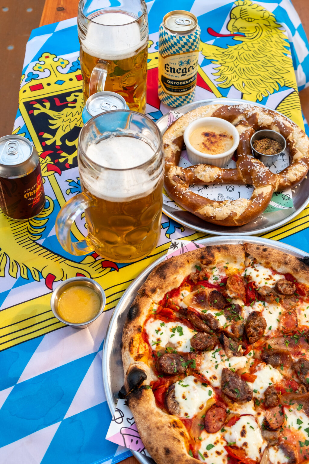 Pitfire Pizza’s flagship location in the NoHo Arts District is turning their outdoor patio into a full Oktoberfest Beer Garden, on the weekends from September 24 – October 9.