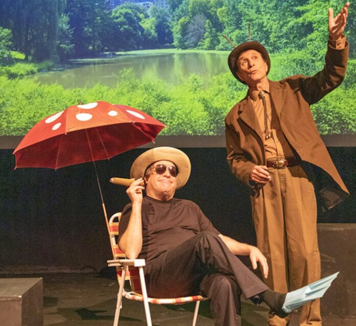 A NoHo Arts theatre review of The Secret World of Archy & Mehitabel adapted for the stage by Dan Gilvezan from the Evening Sun columnist Don Marquis’s famous musings and directed by Moosie Drier. 