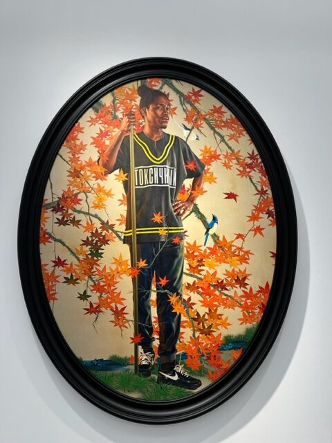 This month’s LA Art blog features the works of Kehinde Wiley in Colorful Realm at Roberts Projects LA through April 8.