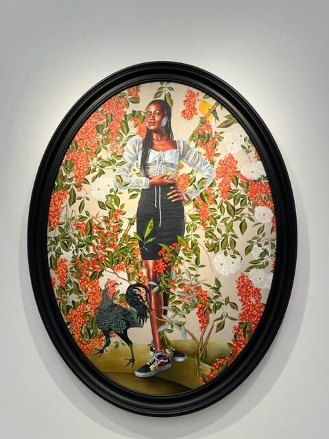 This month’s LA Art blog features the works of Kehinde Wiley in Colorful Realm at Roberts Projects LA through April 8.