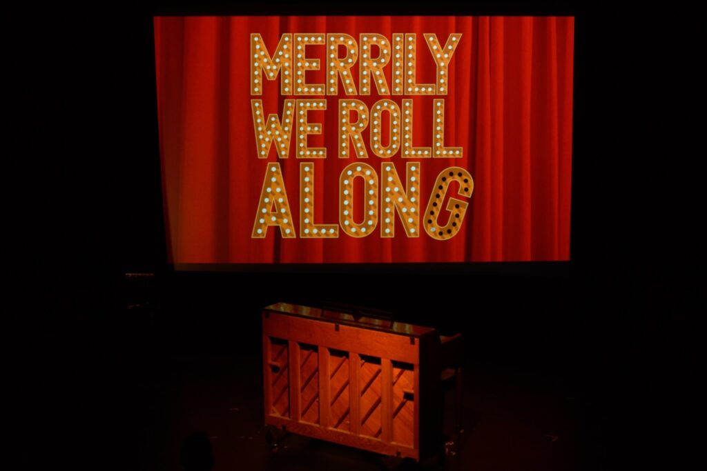 A NoHo Arts theatre review of Fable Theatre Company’s production of “Merrily We Roll Along” at Whitefire Theatre.