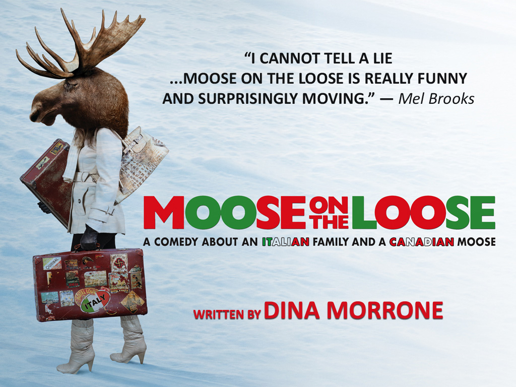 A NoHo Arts theatre interview with Dina Morrone, writer and producer of Moose on the Loose at Theatre West.