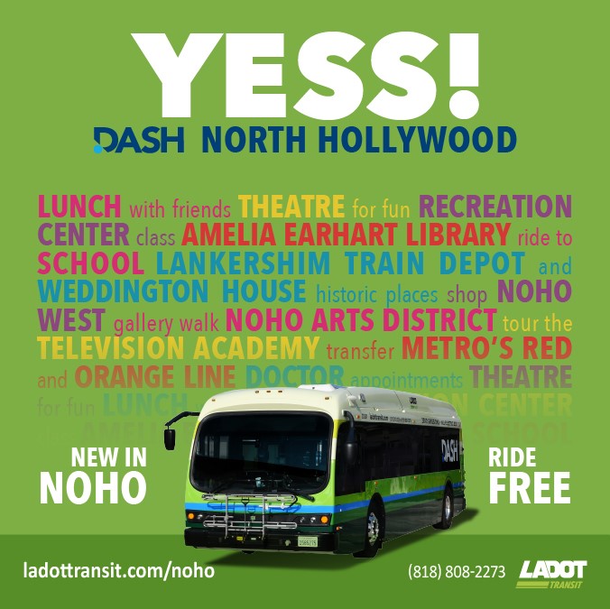 LADOT Transit Expands DASH Service to NoHo.