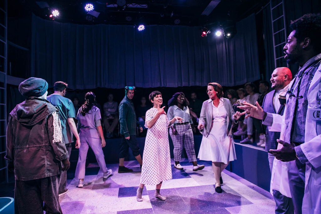 A NoHo Arts theatre review of Celebration Theatre’s production of The Finn & Lapin musical, A New Brain.