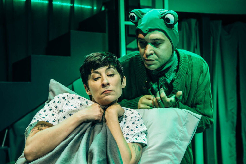 A NoHo Arts theatre review of Celebration Theatre’s production of The Finn & Lapin musical, A New Brain.