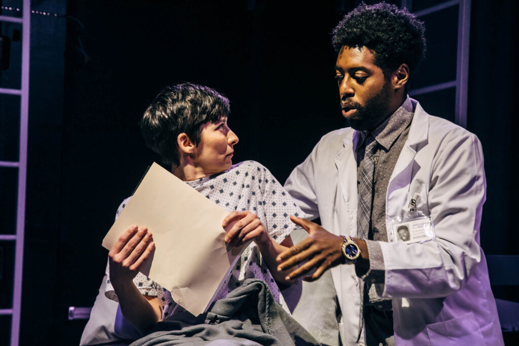 A NoHo Arts theatre review of Celebration Theatre’s production of The Finn & Lapin musical, A New Brain.