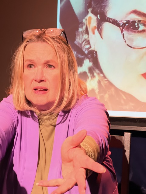 A NoHo Arts theatre review of Getting There!, written and performed by Rebecca O’Brien, directed by Cameron Watson at the Hollywood Fringe Festival 2023.