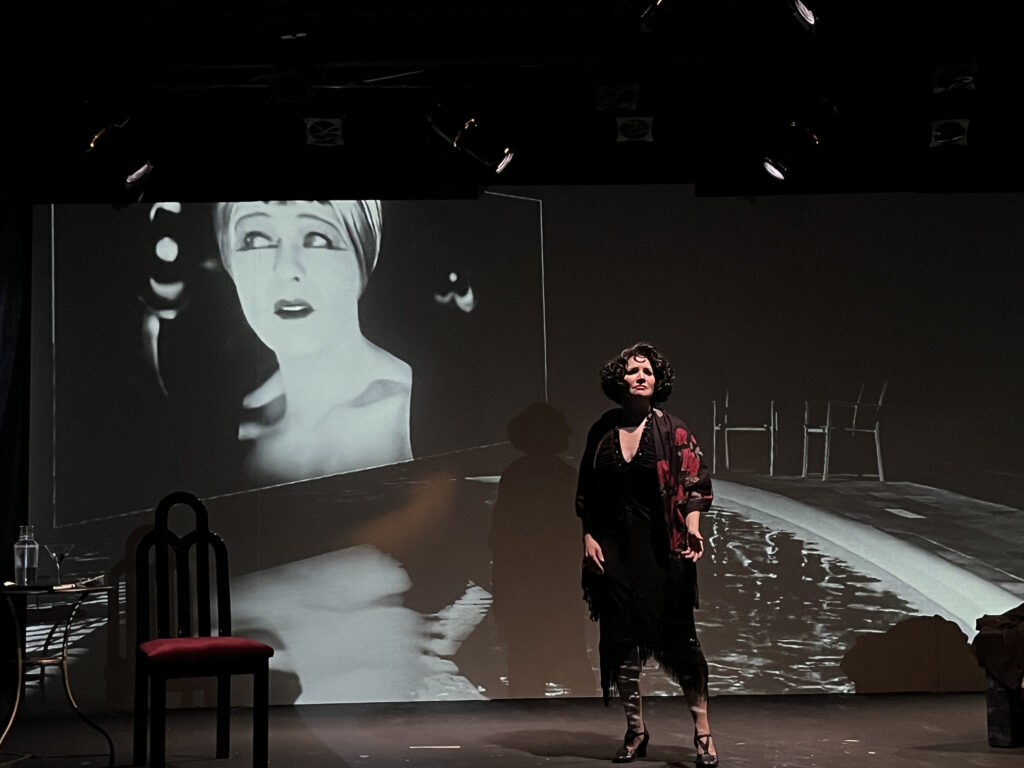 A NoHo Arts theatre review of “Garden of Alla: The Alla Nazimova Story” written and performed by Romy Nordlinger, directed by Lorca Peress, and playing at Theatre West through July 23.