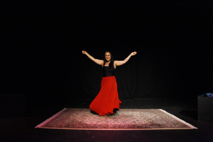 A NoHo Arts theatre review of “Pantea (Everything) in Exile” written and performed by Pantea Ommi, directed by Kimleigh Smith, produced by Embrace Your Cape Productions as part of the Hollywood Fringe Adjacent - A Festival of Solo Shows.