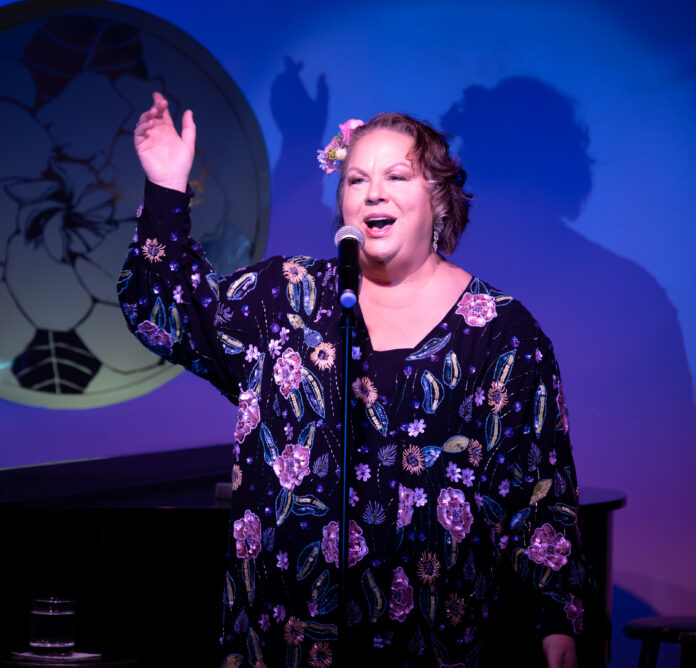A NoHo Arts theatre review of “Ms Tucker Will See You Now” with writer-performer Laurel Meade and pianist Gregory Nabours at the monthly performances through 2023 at the Gardenia Supper Club.
