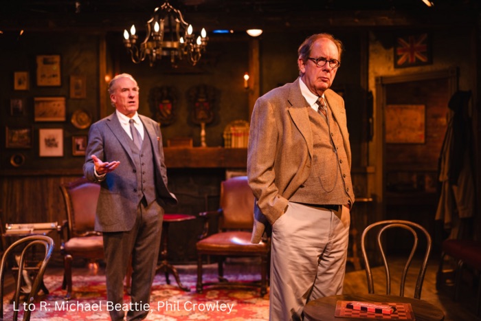 A NoHo Arts theatre review of Actors Co-op Theatre Company in association with MWO Productions Lewis and Tolkien, written and directed by Dean Batali, produced by Marc Whitmore, Lori Berg and Rob Loos, ruinning through December 3.