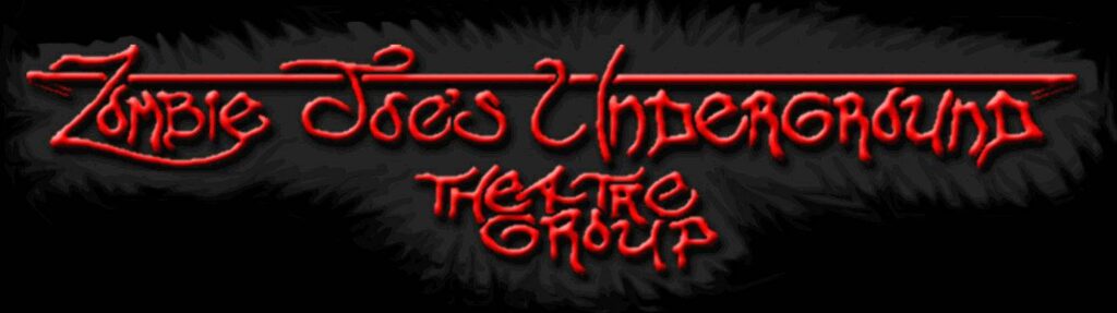 Zombie Joe’s Underground Theatre Group red logo