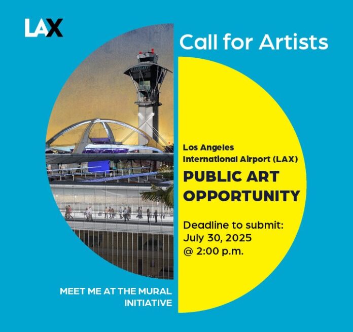 The LAX Art Program is seeking muralists to welcome visitors to Los Angeles.