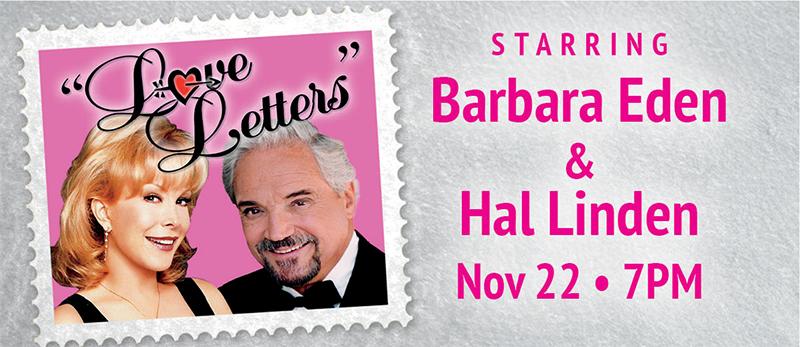 El Portal Theatre Fall Season Love Letters with Barbara Eden and Hal Linden
