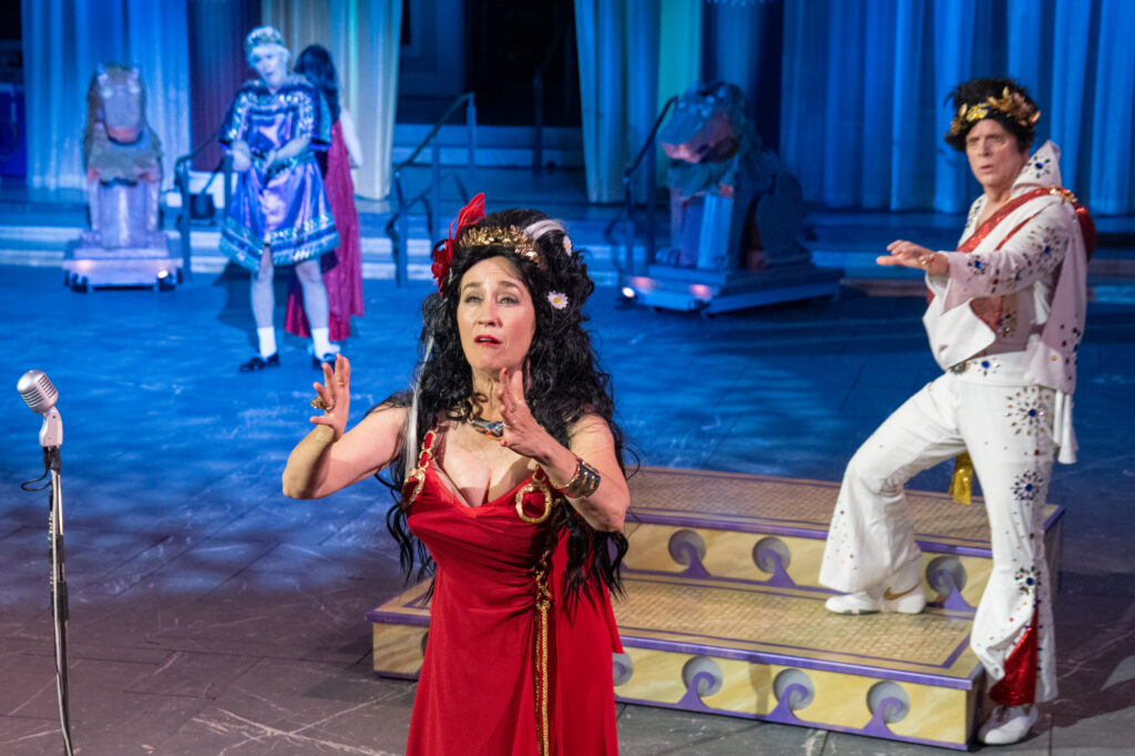 A NoHo Arts review of Oedipus the King, Mama! at the Getty Villa