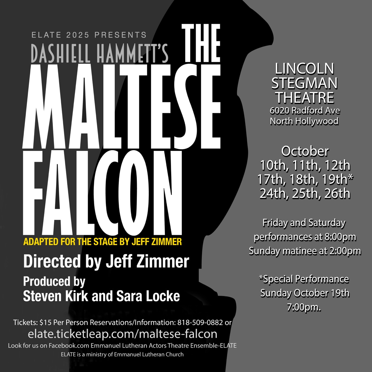 Maltese Falcon Ad Square 11 Large