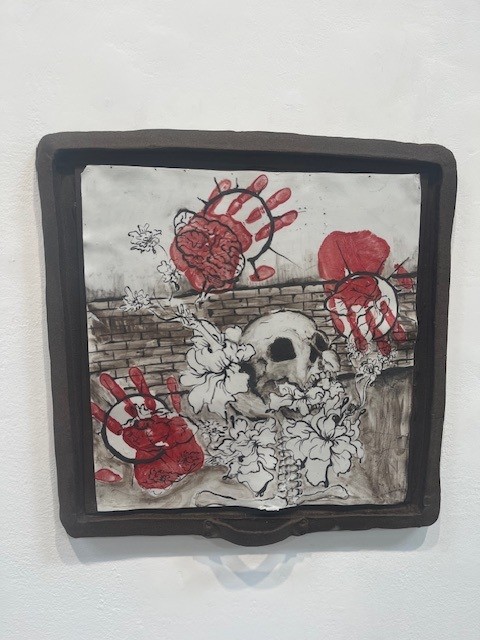 Por La Mano by Jorge A. Jiménez Jr. at Craig Krull Gallery