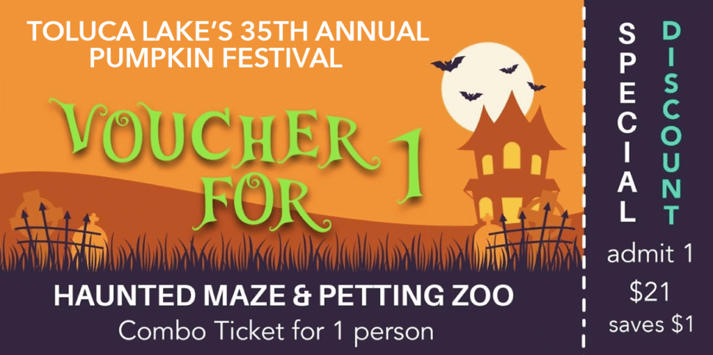 Toluca Lake Pumpkin Festival voucher
