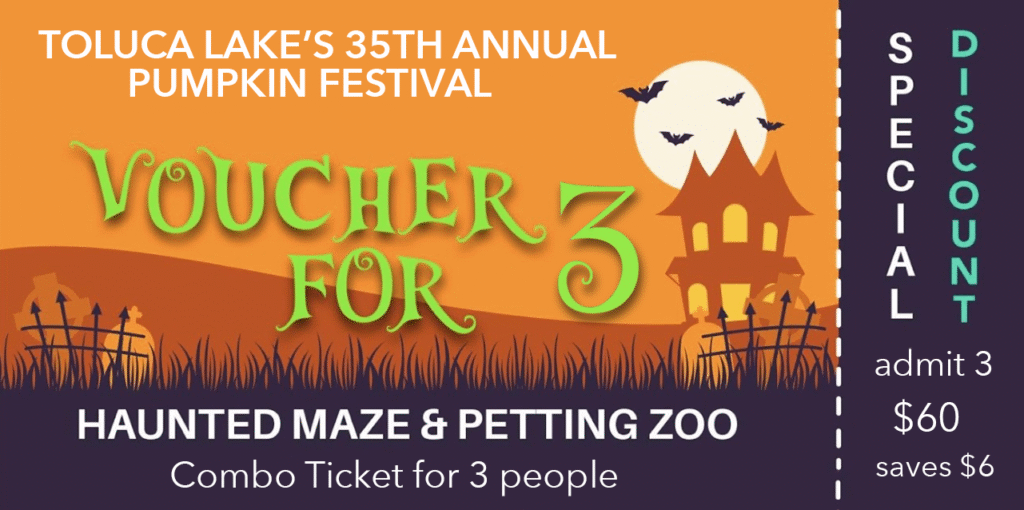 Toluca Lake Pumpkin Festival voucher