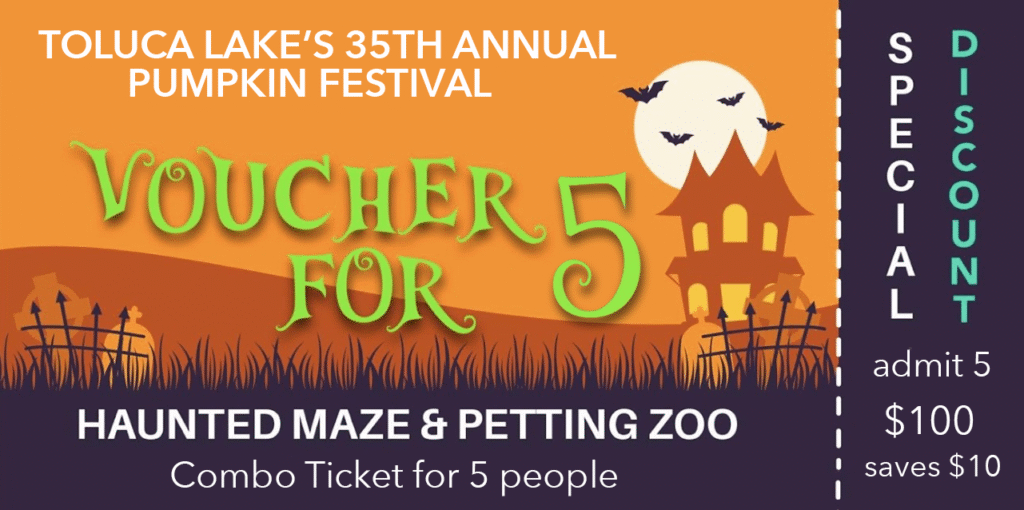 Toluca Lake Pumpkin Festival voucher