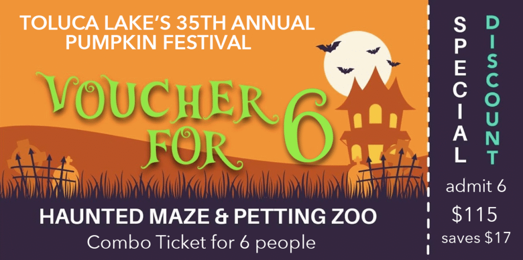 Toluca Lake Pumpkin Festival voucher
