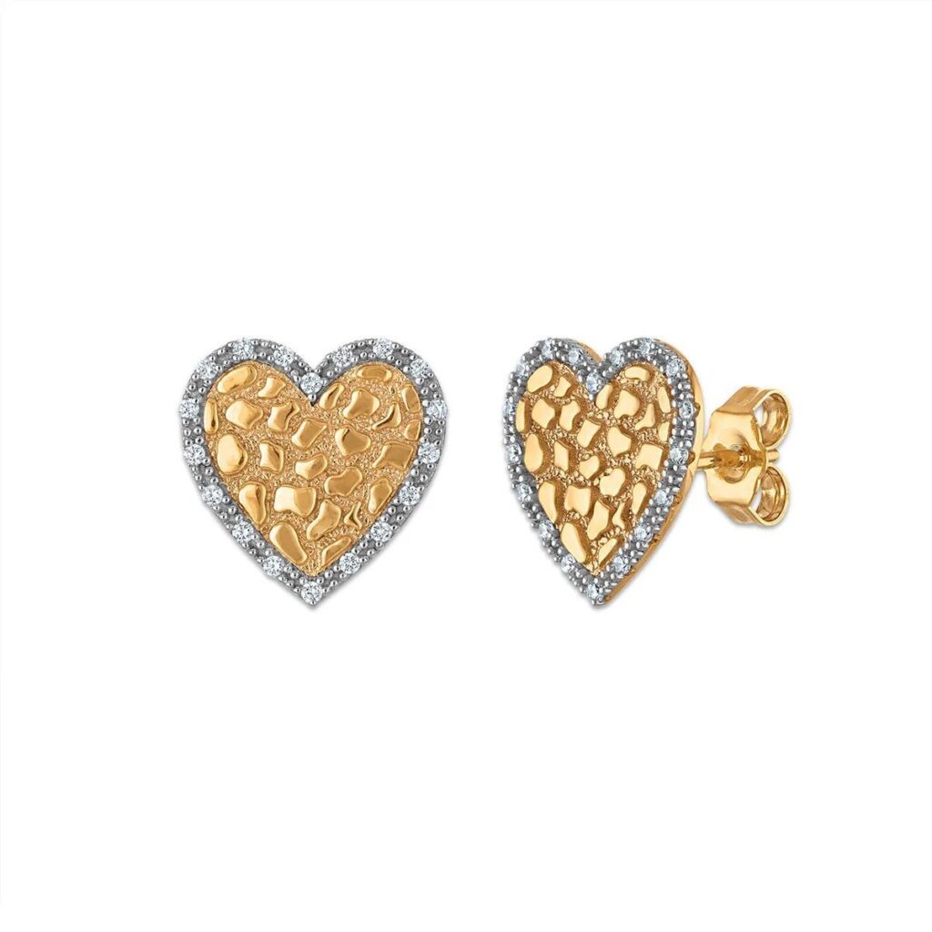 Gold Nugget Earrings from Daniel’s Jewelers. Throw a Festive Winter Solstice Dinner With These Finishing Touches