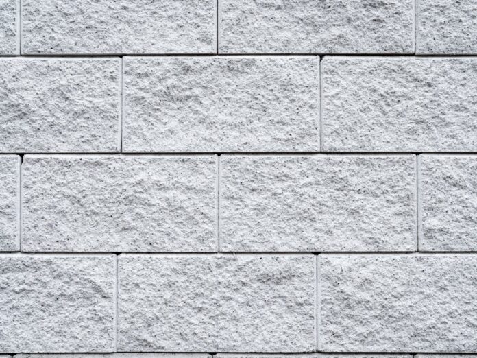 Close-up texture of a gray concrete wall surface