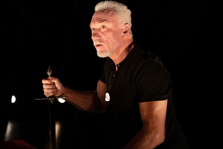 Patrick Page performs All the Devils Are Here in an intense solo Shakespearean moment