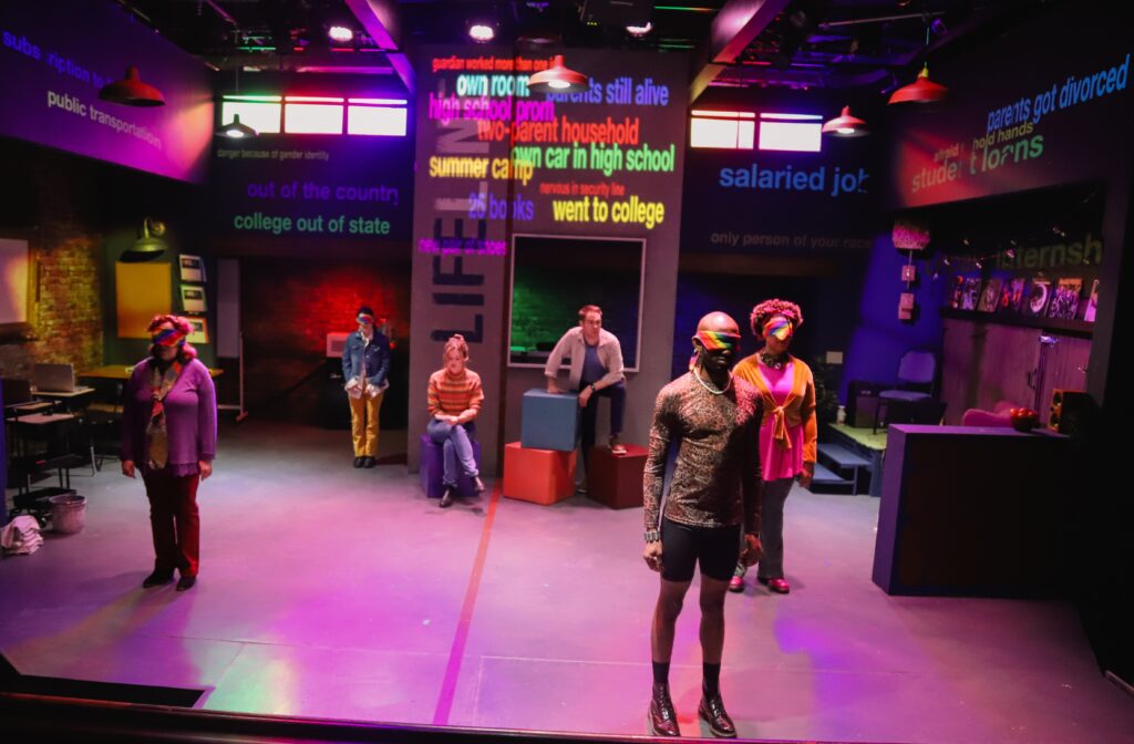 Cast members share emotional moment in Lifeline world premiere.