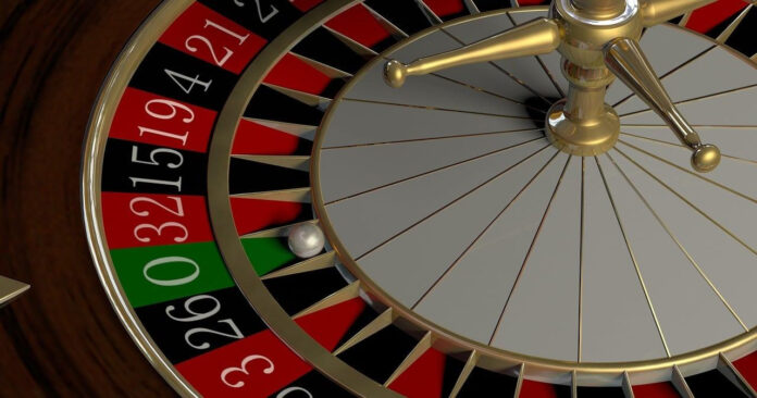 Roulette table