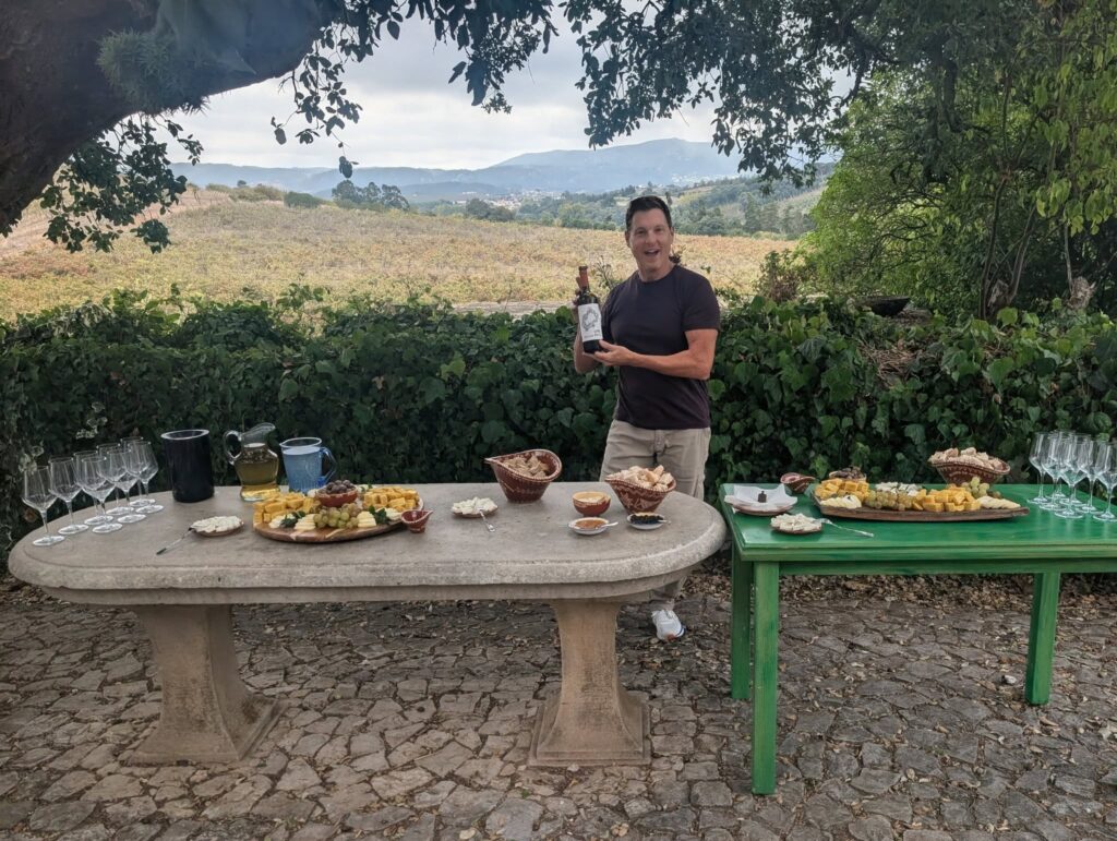 Jack Witt winetasting at 