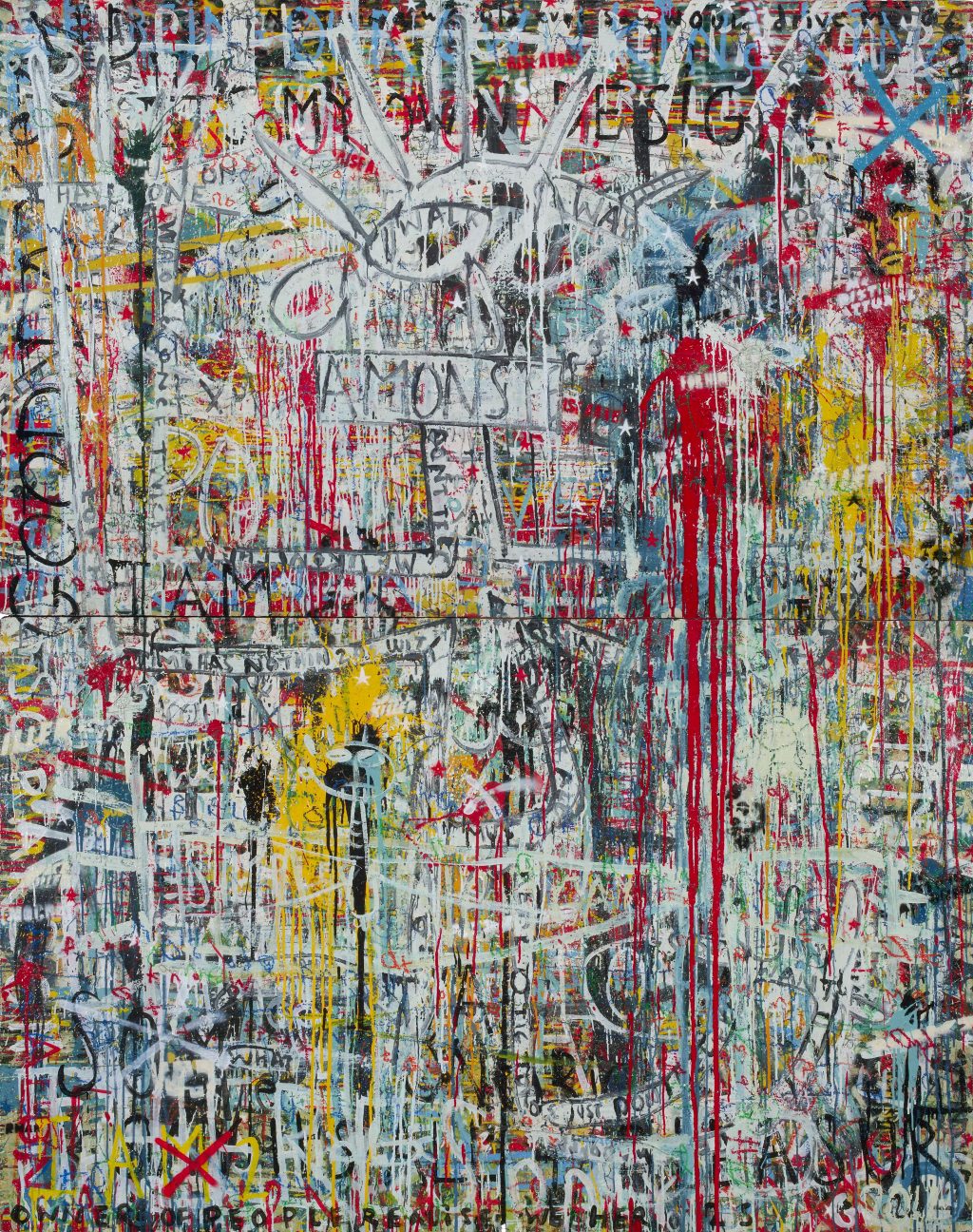 N Howells Untitled contemporary painting at the 2026 LA Art Show
