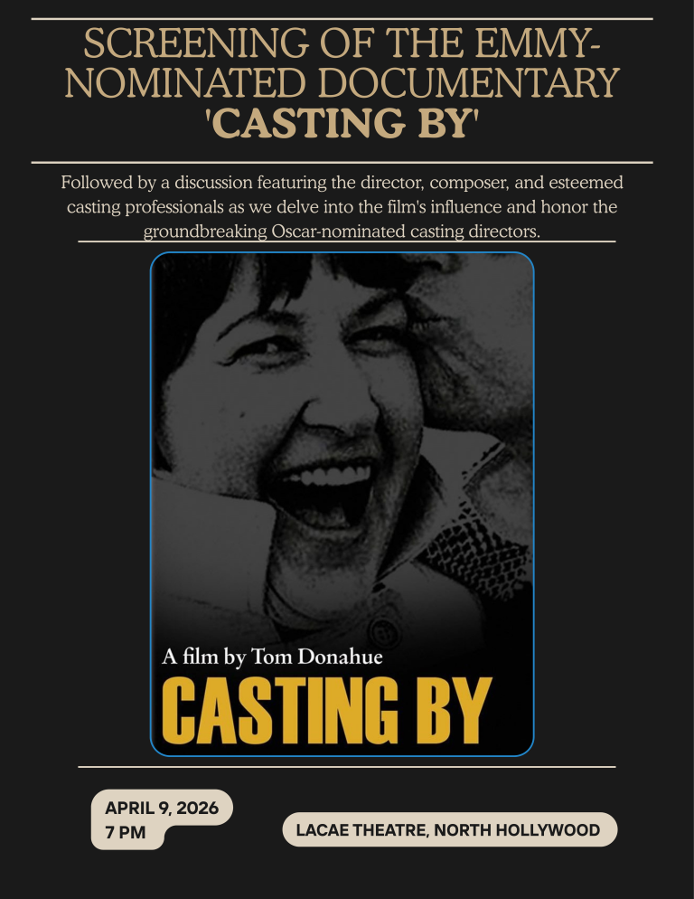 Casting By Poster 768x994
