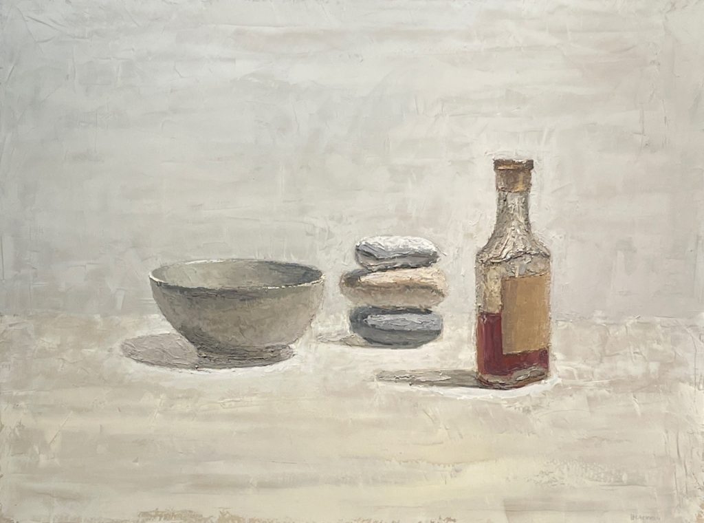 Brian Blackham, untitled, oil painting, 2024, featured at the Beverly Hills Art Show