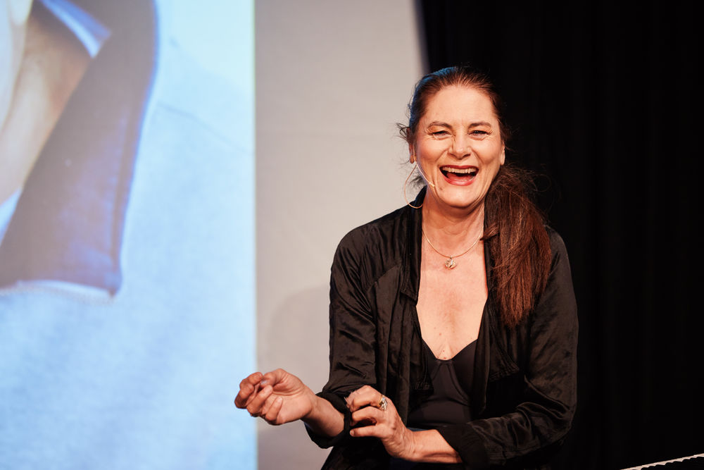 Tracey Yarad performing her solo musical memoir All These Pretty Things at the Hollywood Fringe Festival