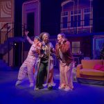Cast performing lively musical number in Millennials Are Killing Musicals at The Colony Theatre