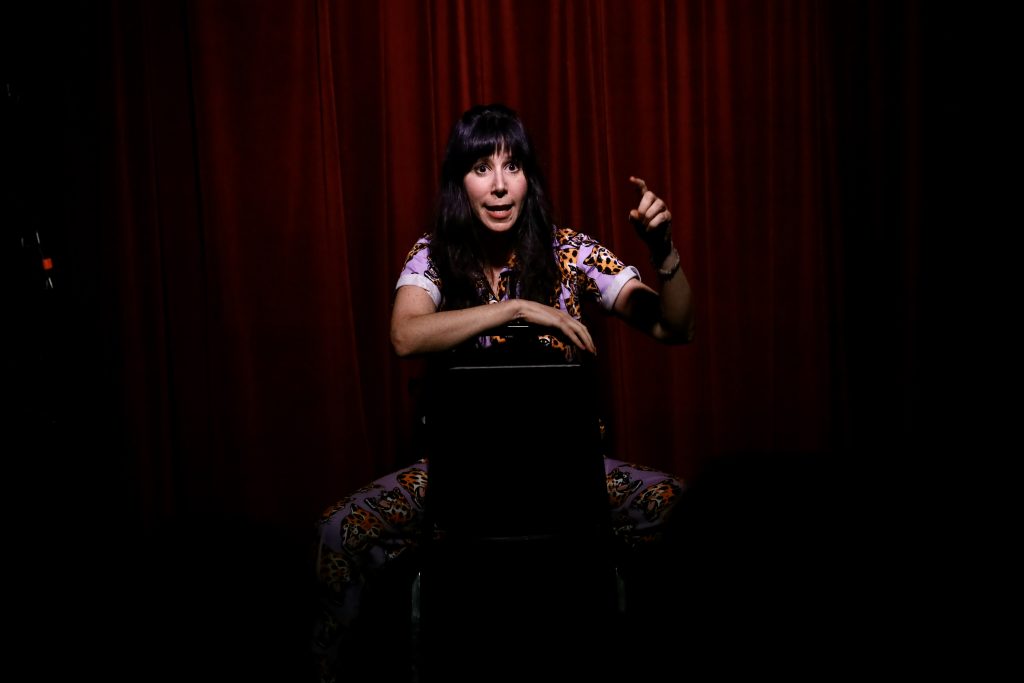 Dara Kosberg performs her solo show Homecoming, a dark comedy about grief, healing, and family, at the Hollywood Fringe Festival.