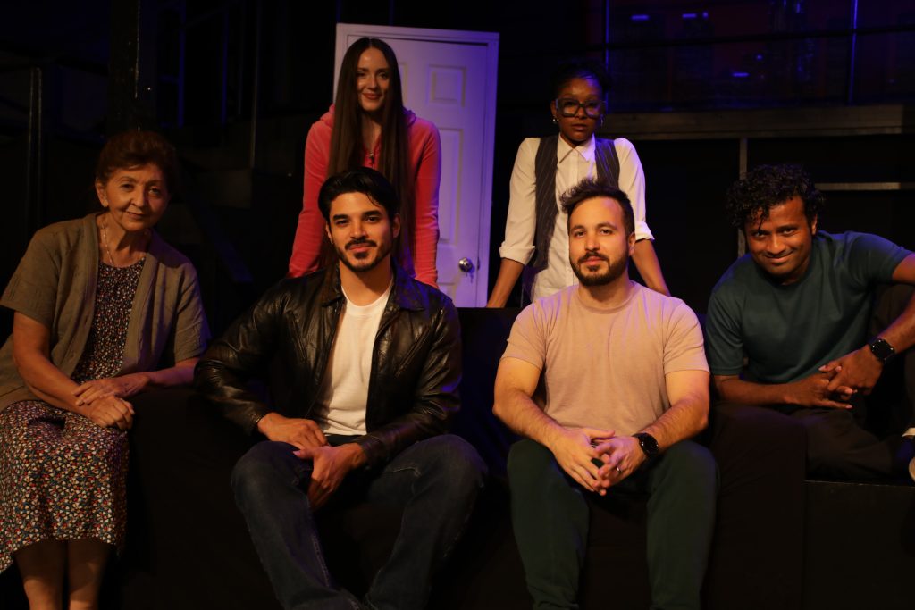 The cast of Punish Me poses together during the Hollywood Fringe Festival production.