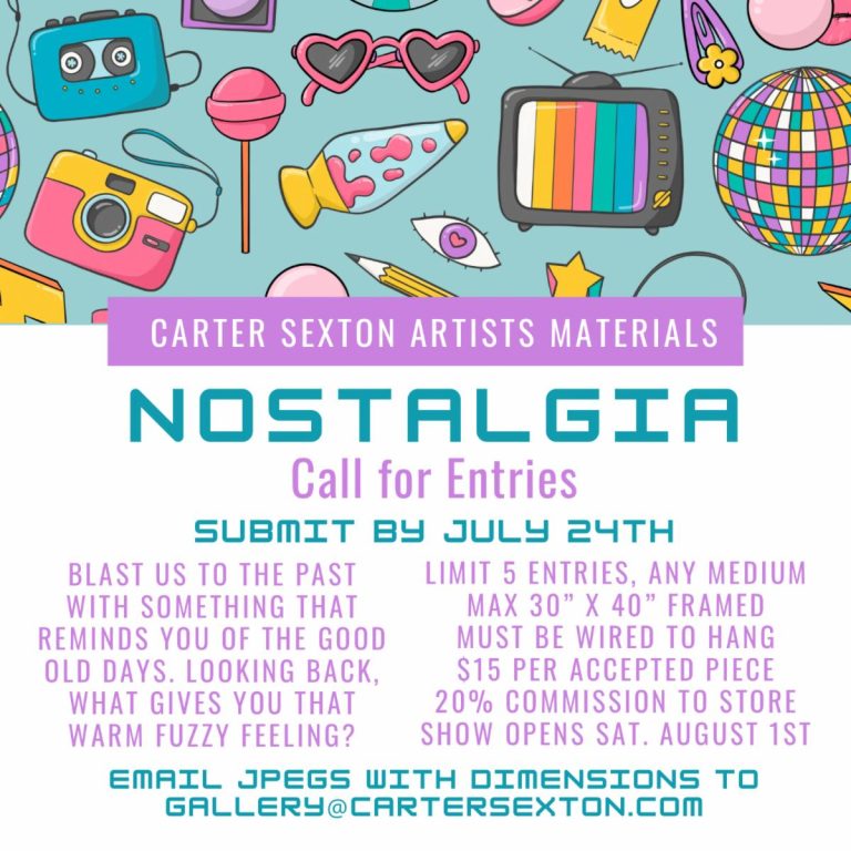 Nostalgia Call to Artists 768x768