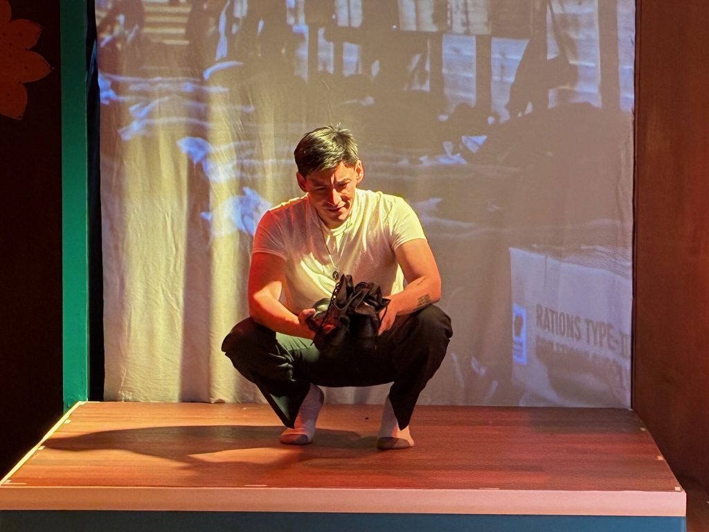 Carlos Pratts as Luie Flores reflects on home while serving in Vietnam in Soul Sacrifice.