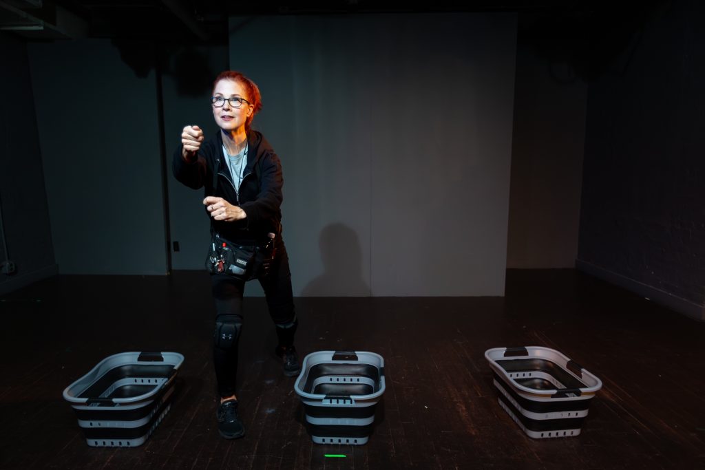 Kimberly Prentice in Unseen at the 2026 Hollywood Fringe Festival, a moving solo show exploring the stories of people often left unseen.