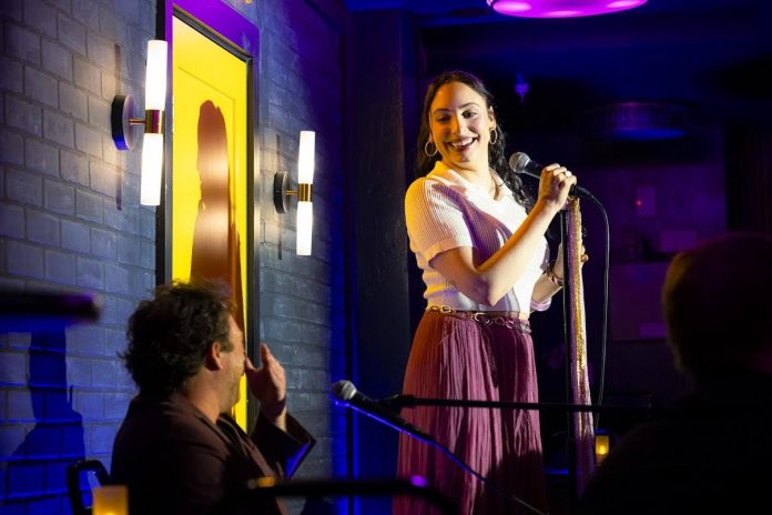 Harper-Rose Drummond and pianist Greg Hoffman perform the hit musical comedy Adult Baby Doll at the 2026 Hollywood Fringe Festival.