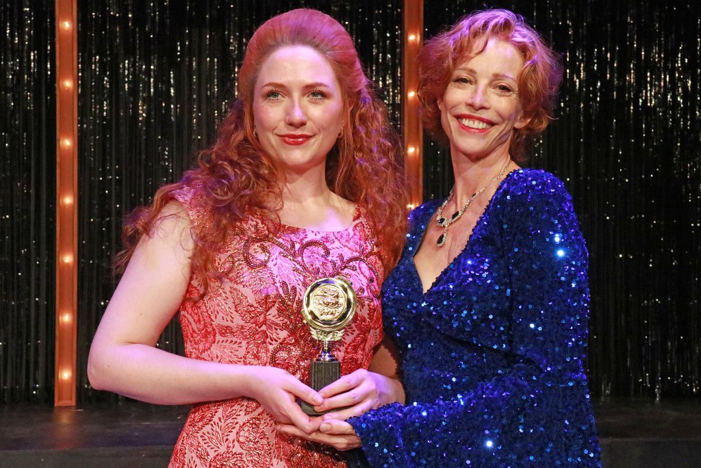 Two lead actors in The Group Rep's Applause
